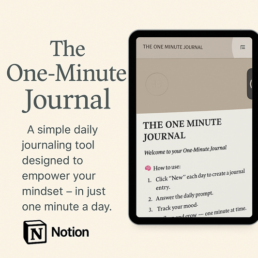The One Minute Journal